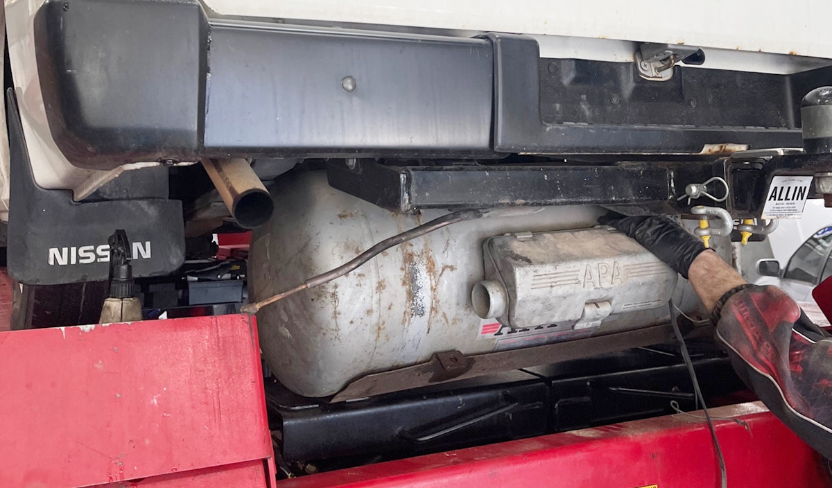 Thumbnail for Case Study - Nissan Urvan CamperVan LPG Gas System and Tank Removal